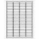 454 - Label Size 48mm x 12mm - 92 labels per sheet